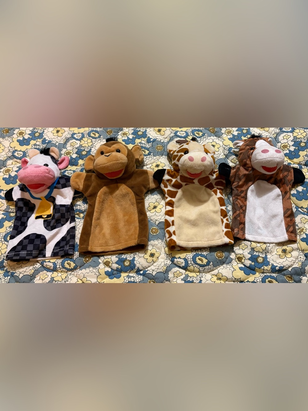 Melissa & Doug set of 4 hand puppet toys